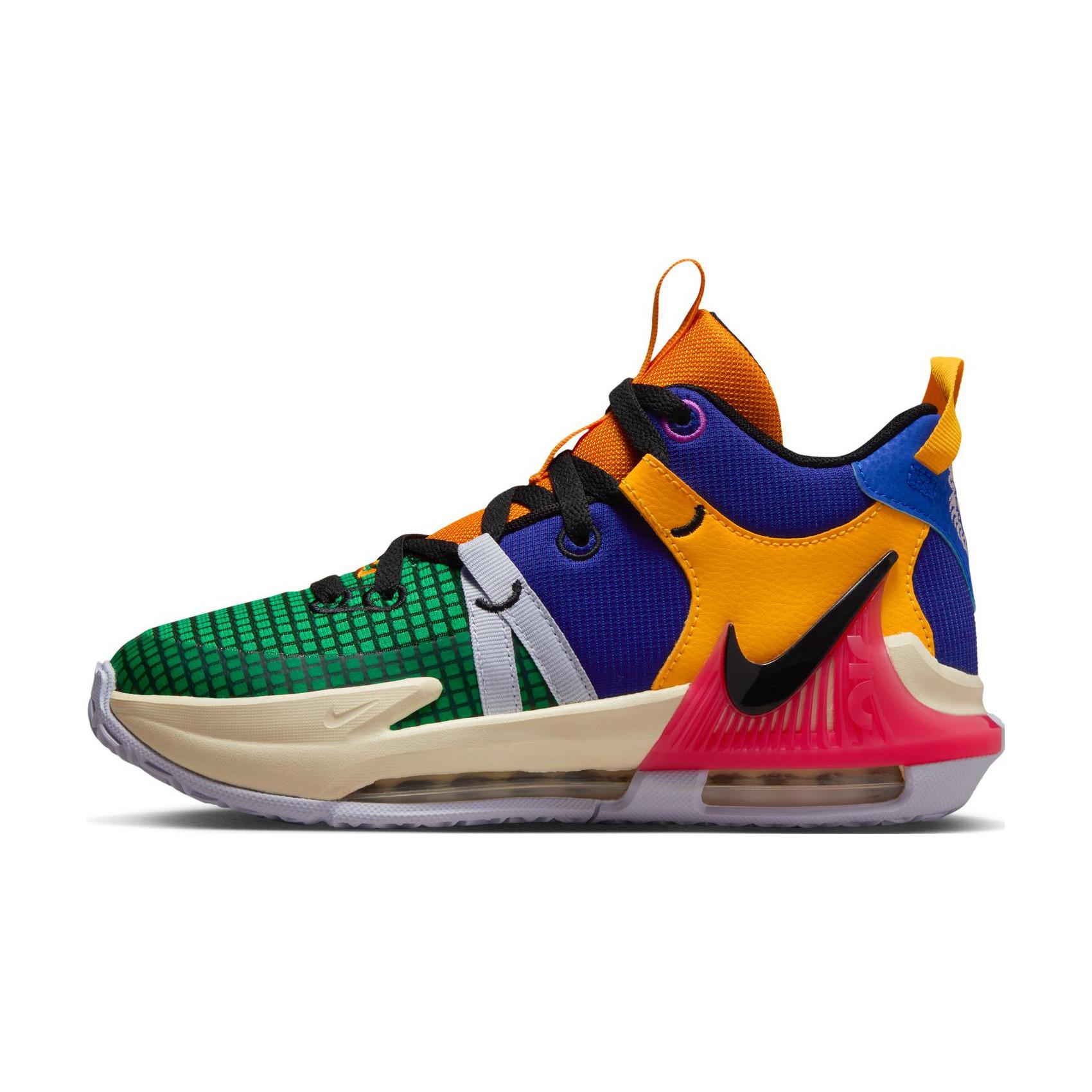 Nike LeBron Witness 7 Multi-Color GS FQ8170-585 38.5