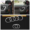 Car Side Door Speaker Audio Sound Loudspeaker Frame Cover Trim For Land Rover Discovery Sport 2015 -  ABS Matte Accessories