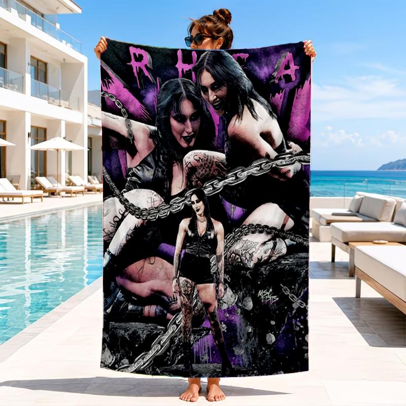 Wrestler Collage Beach Towel, Microfiber Beach Towel, Perfect For Pool, Beach, Travel, Home Decor Beach Party Fan Gifts