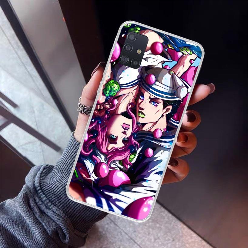 JoJo's Bizarre Adventure Hot Anime Phone Case For Samsung Galaxy A12 A52S A42 A32 A22 A51 A50 Note 20 Ultra 10 S10 Plus A71 A70