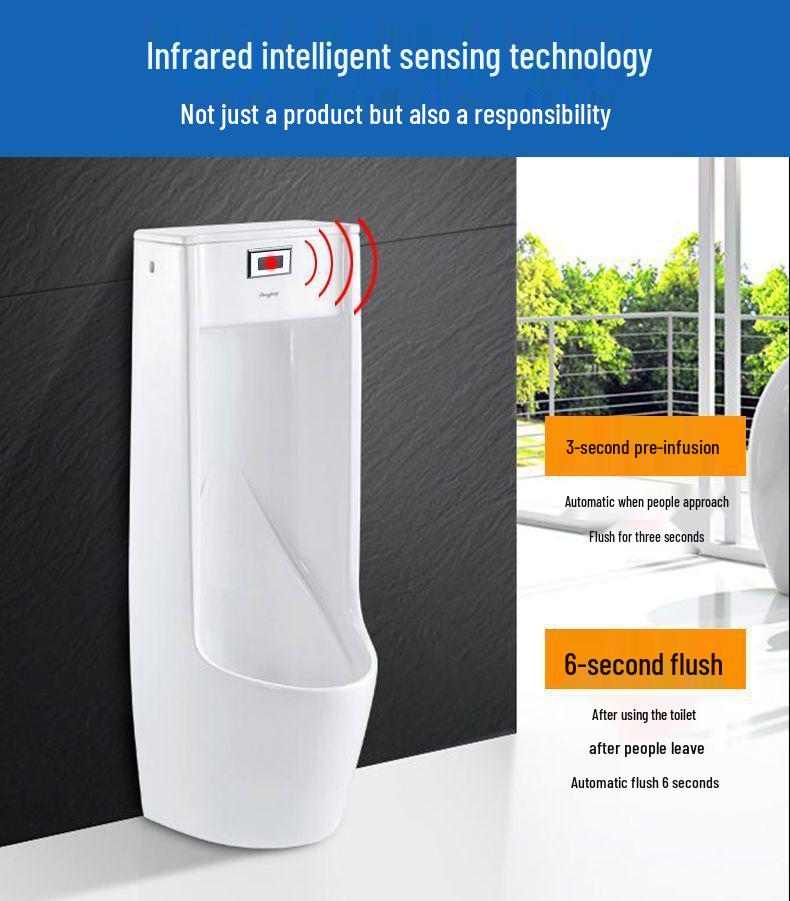 Automatic Urinal Flusher Kit: 6V Solenoid Valve & Battery Box with Sensor Accessories