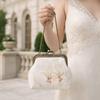 Metal Buckle Embroidery Banquet Bag Chain Ladies Clutch Bag Portable Hanfu Handbag Embroidered