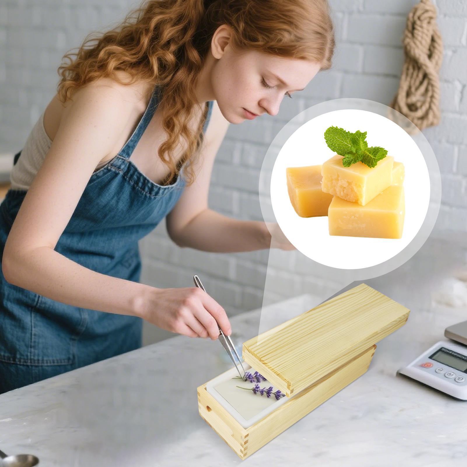 

Форма для мыла буханка Прямоугольная Силиконовые формы для мыла буханки 1300 мл Легкое извлечение Формы для изготовления художественных поделок Ручная работа Шоколад коричневый