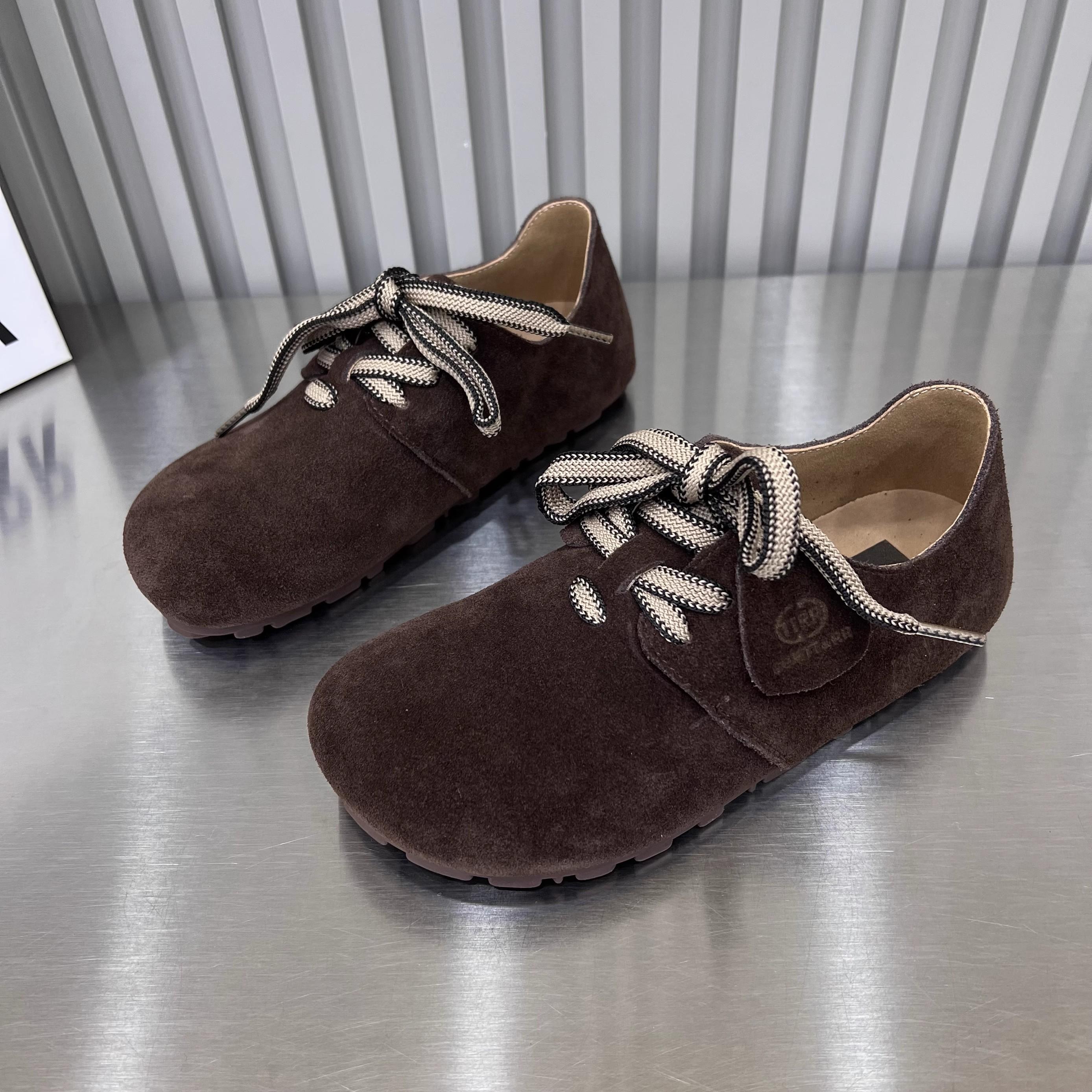 

Женская обувь весна осень с круглым носком кожаные туфли мокасины балетки женские кроссовки на шнуровке повседневные женские туфли для вождения большой размер 42 42