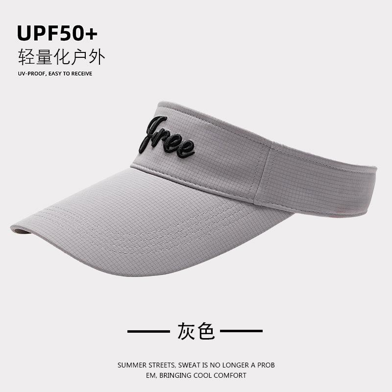 Sun Protection Cap with Enlarged Brim Sun Protection UV Protection Empty Top Outdoor Sports Sunshade Summer Empty Top Hat