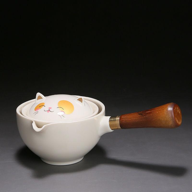 Portable Travel Kung Fu Tea Set: 1 Pot & 4 Cups in Gift Box, Custom Logo Option