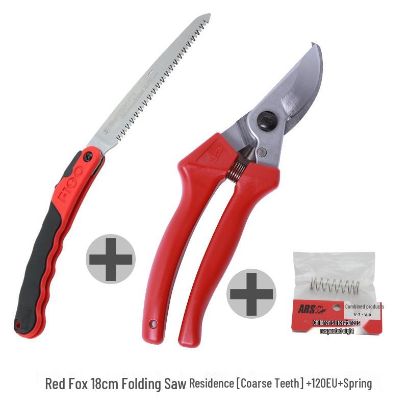 Japanese Pruning Shears for Thick Branches & Fruit Trees - Model 120EU Gardening Tool