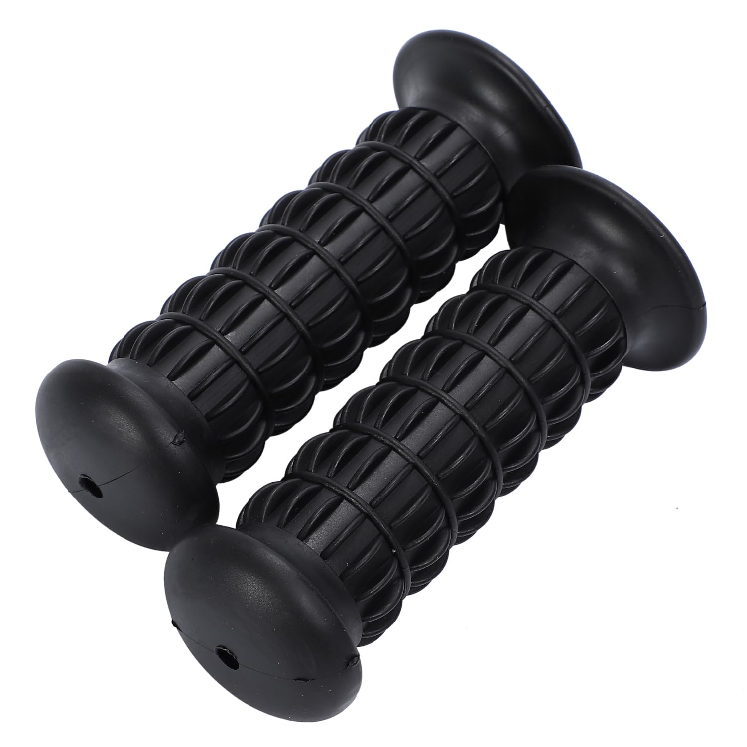 

nakira Motorcycle Grip Moped Handle 0.9 inches (22.2 mm) Left and Right Set Rubber G Type (Black) For 22.2mm чёрный