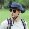 Outdoor Breathable Mesh Hiking Fishing Hats For Women Men Summer UV Protection Sun Hats Fisherman Caps Male Bucket Hat