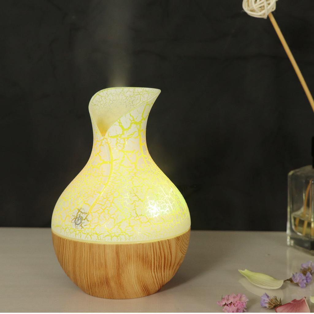 USB Humidifier Oil Aroma Diffuser 130ml Cool Mist Maker 7 Color LED Lights Night Light for Home Office