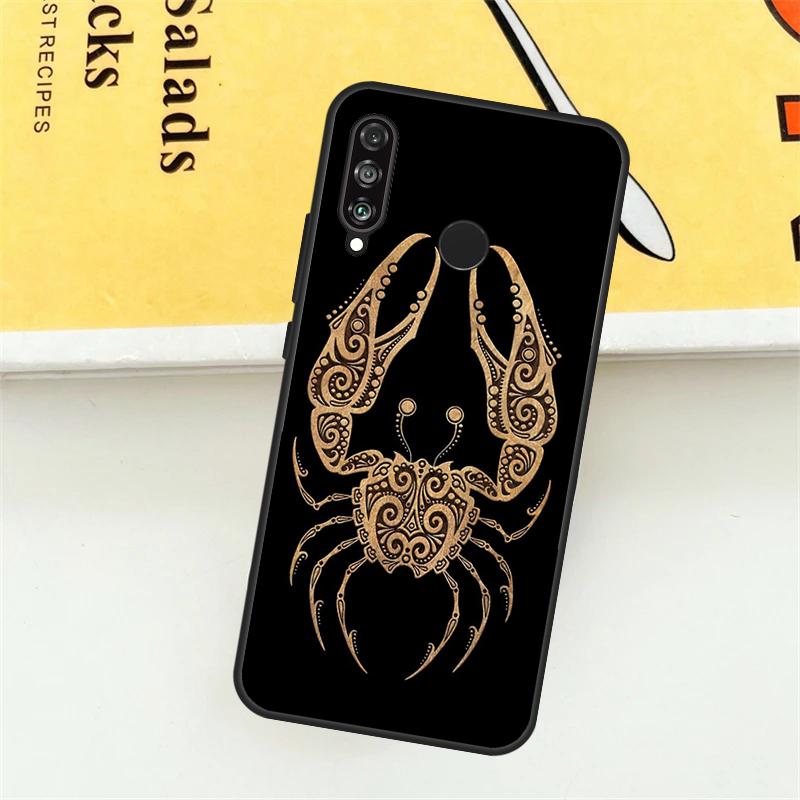 Zodiac Signs Case For Huawei Nova Y61 Y91 Y60 Y70 Y90 Nova 9 10 SE 11i 8i 3i P20 P30 Pro P40 Lite Cover