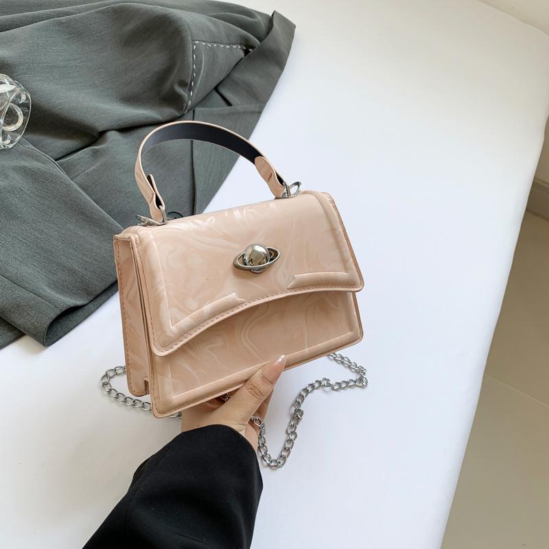 

Повседневная персонализированная сумка кроссбоди на одно плечо, сумочка, новая простая маленькая квадратная сумка, нишевая мода, женская сумка