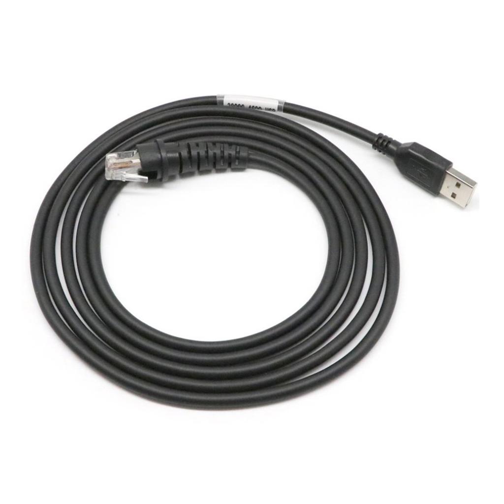 USB-kabel Rett 2m Svart Original CBL-500-300-S00 For Honeywell 1900g Hyperion 1300g Xenon 1200g