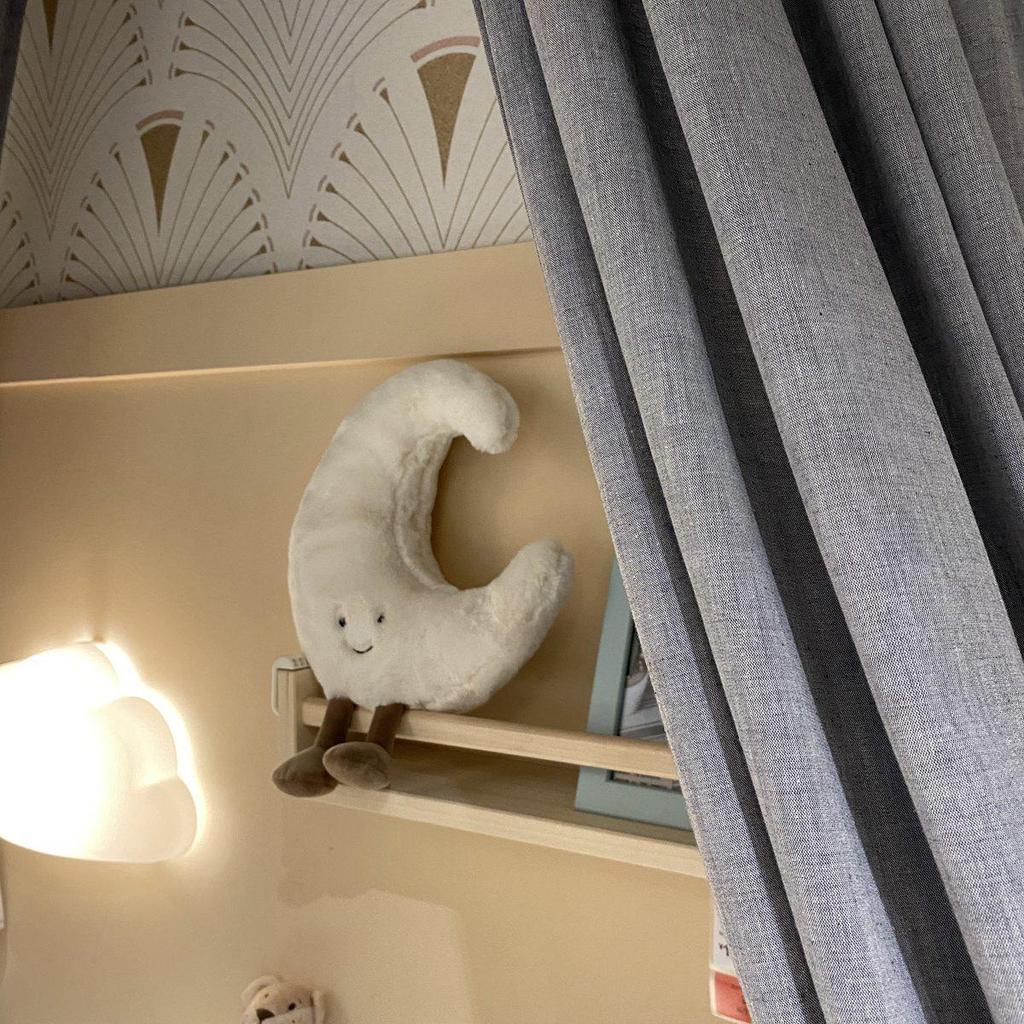 Nordischer Stil Sonne & Mond Weiche Plüschkissenpuppe Spielzeug - Süßes Geschenk für Mädchen