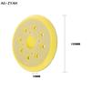 1Pc Grinding Pad 5 Inch 8 Holes Grinder Sandpaper Tray For Disc Grinder Backing Pad Hook Loop 125mm Pneumatic Polishing Machine