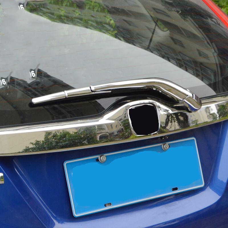 ABS cromat pentru accesorii Honda FIT JAZZ 2014 2015 2016 pentru stilul mașinii mașină ștergător spate cadru acoperire bandă de finisare