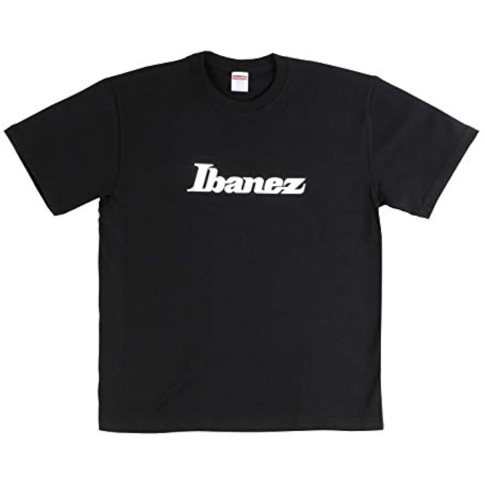 Ibanez Logo Design Short-Sleeve T-Shirt [Size L] Black IBAT007L