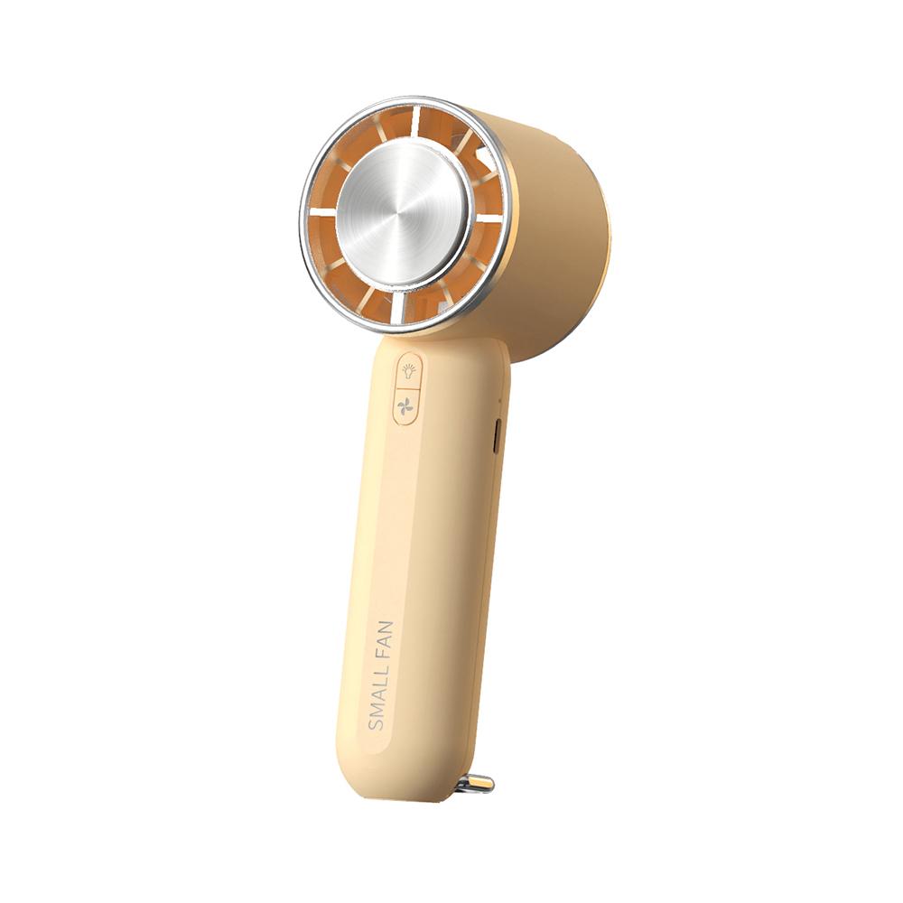 

2024 Новый портативный вентилятор с подзарядкой и фонариком, карманный вентилятор, портативный кондиционер для кемпинга на открытом воздухе жёлтый