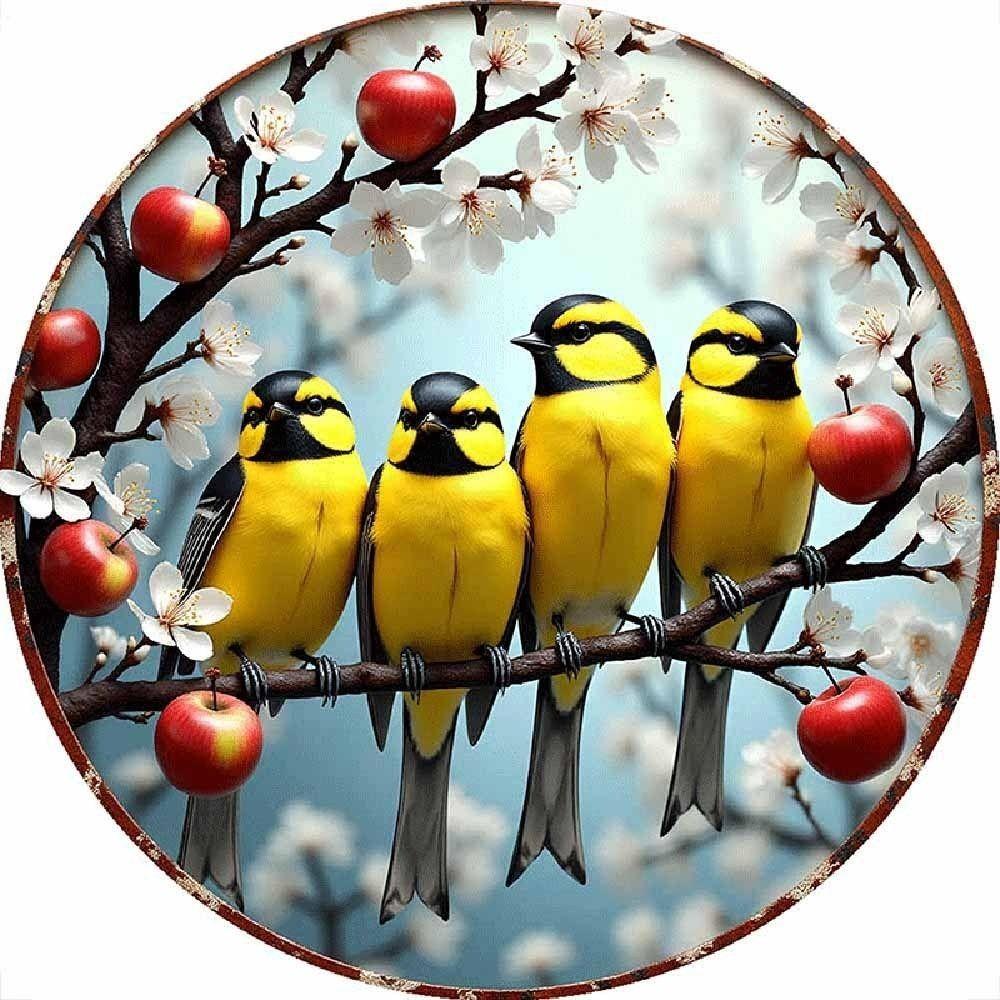 2D Flat Metal Wall Sign Decor