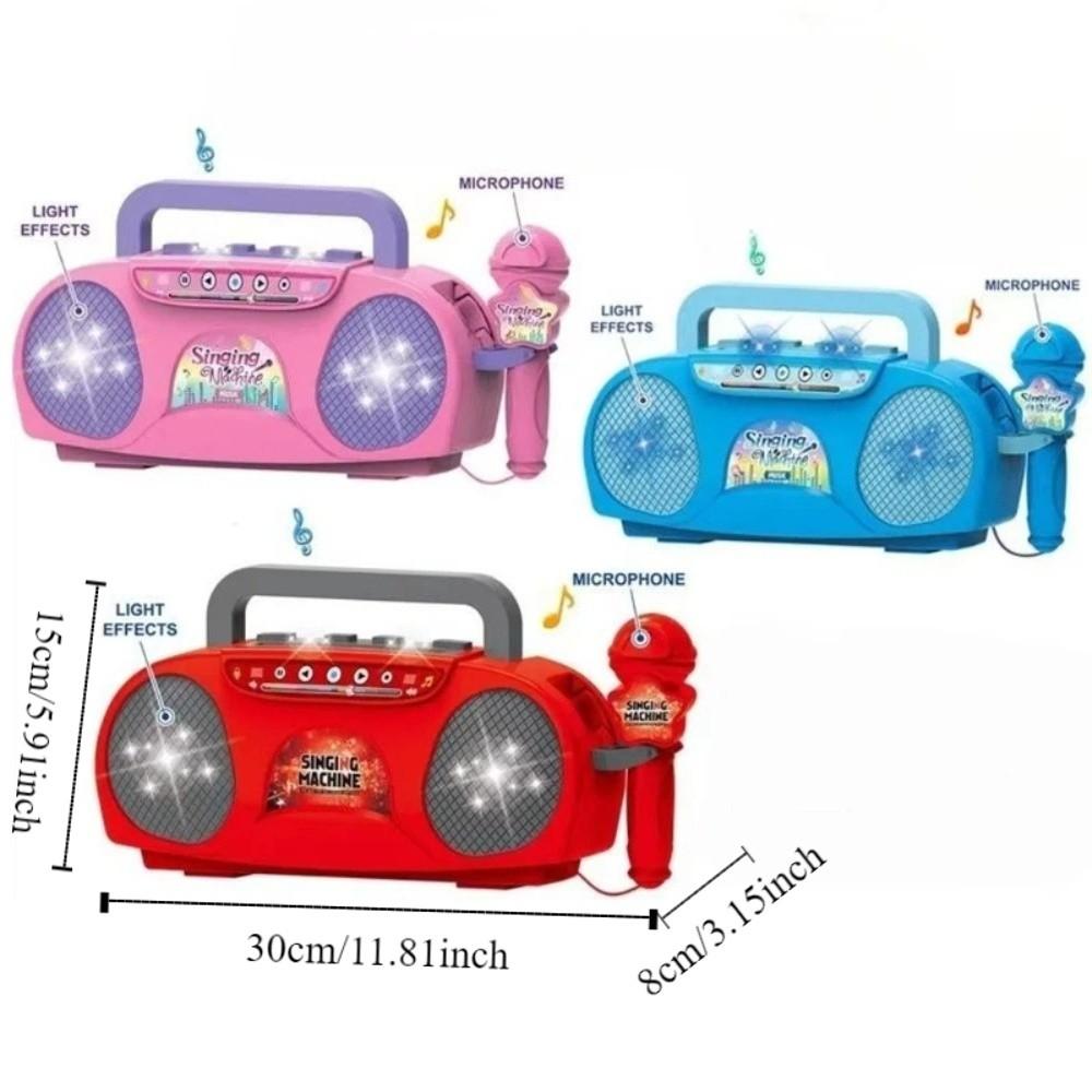 Verbinden Telefon Singmaschine Kunststoff Karaoke Maschine Karaoke Kinderspielzeug Lernspielzeug