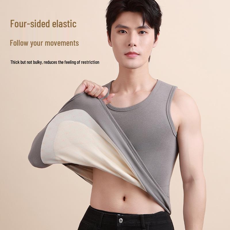 Vestă fără mâneci antibacteriană din lână Merino pentru bărbați - Elasticitate ridicată și confort, Camellia Care