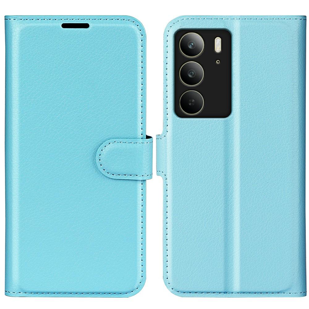 

For Realme C75 4G Case Litchi Texture Shockproof Leather Wallet Phone Cover E