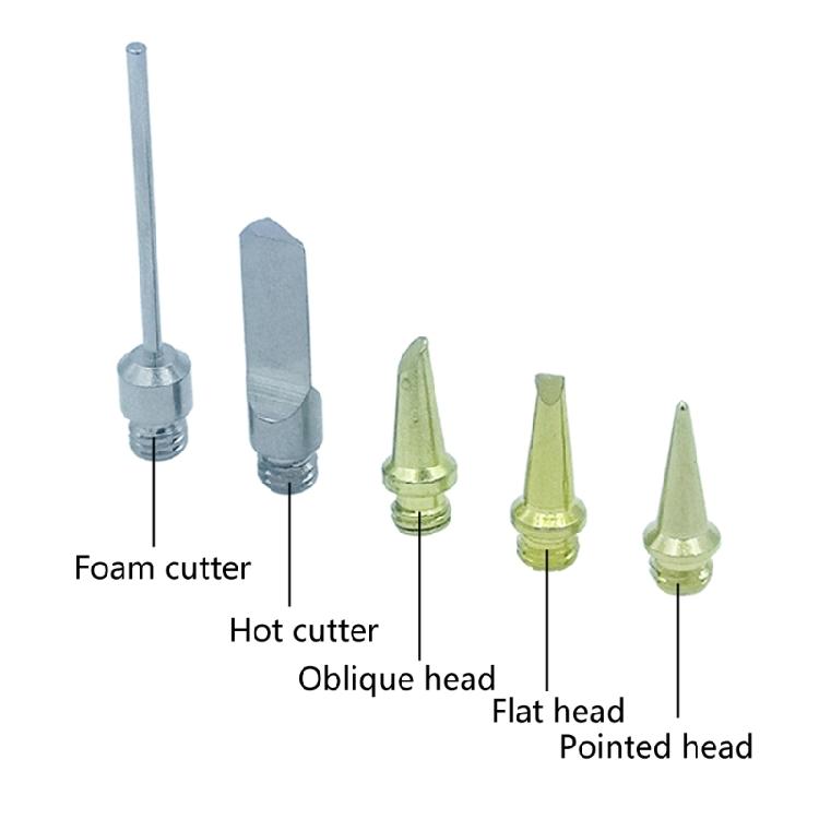 Metal Gas Soldering Iron Tip Pack of 5 for HS-1115K Welding Accessories