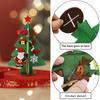 2Pcs/set Easy to Install Simulated Christmas tree Christmas Tree Material Package  Kids Gifts