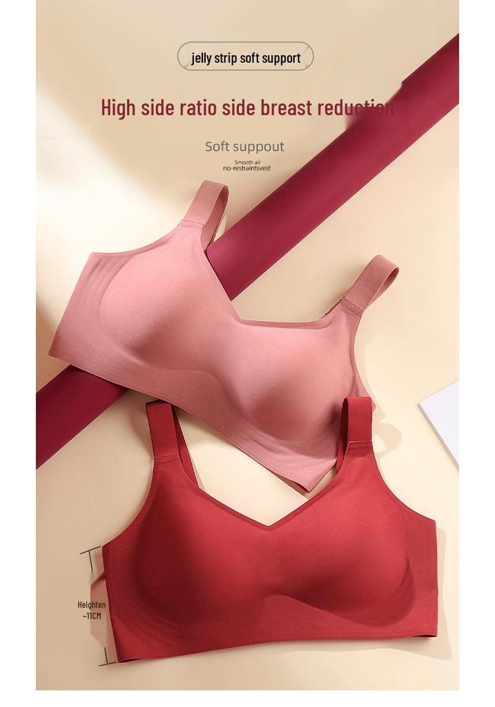 High-Quality Seamless Soft Support Adjustable Wireless Bra for Women