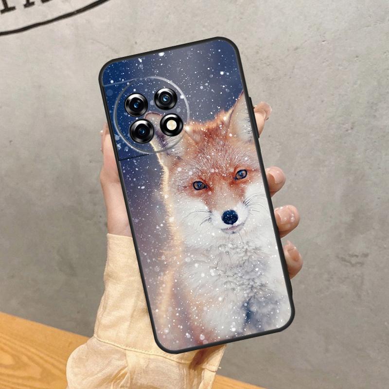 Cute Animal Fox Case For OnePlus 8 9 10 Pro 15 13 12 11 13T 13R 12R 10T 8T Nord CE 5 2 3 4 Lite N20 N30 Cover