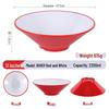 Anyishun Melamine Dual-Color Conical Bowl