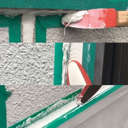 Ozaki Kame Shoten KO Finishing Spatula, Mature Body + Pink 7mm (1 Set) | Caulking Sealing Spatula