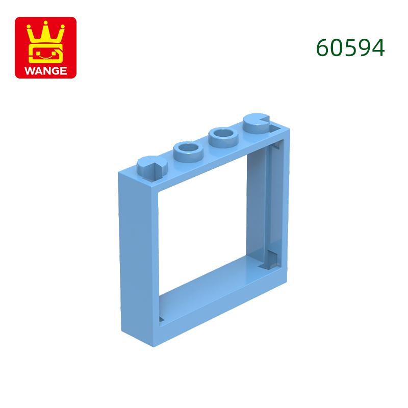 54Pcs/lot 60594 Window Frame 1x4x3 Constructing Bricks Moc Accessories Fits with Construction Bricks DIY Youngsters Play kits
