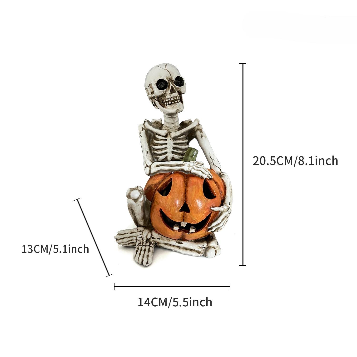 

Атмосфера вечеринки Декорация Реквизит Хэллоуин Белый Призрак Креативное Удерживание Тыквы Украшение Рабочего Стола Веселое Украшение