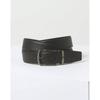 Daks Black Buckle Dd Logo Embossed Leather Belt Dbbe6f048bk