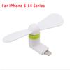 Portable 3 IN 1 Mini Fan USB Mobile Phone Cooler Fan For iPhone Samsung Xiaomi Micro/Type-C/IOS Universal Cooling Accessories 5