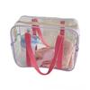 Large-capacity transparent makeup bag, home travel toiletry bag, convenient waterproof beach bag, high-value portable storage bag, set of 2