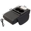 PU Leather Center Console Armrest Cushion Portable Car Armrest Pillow Storage Box  Universal