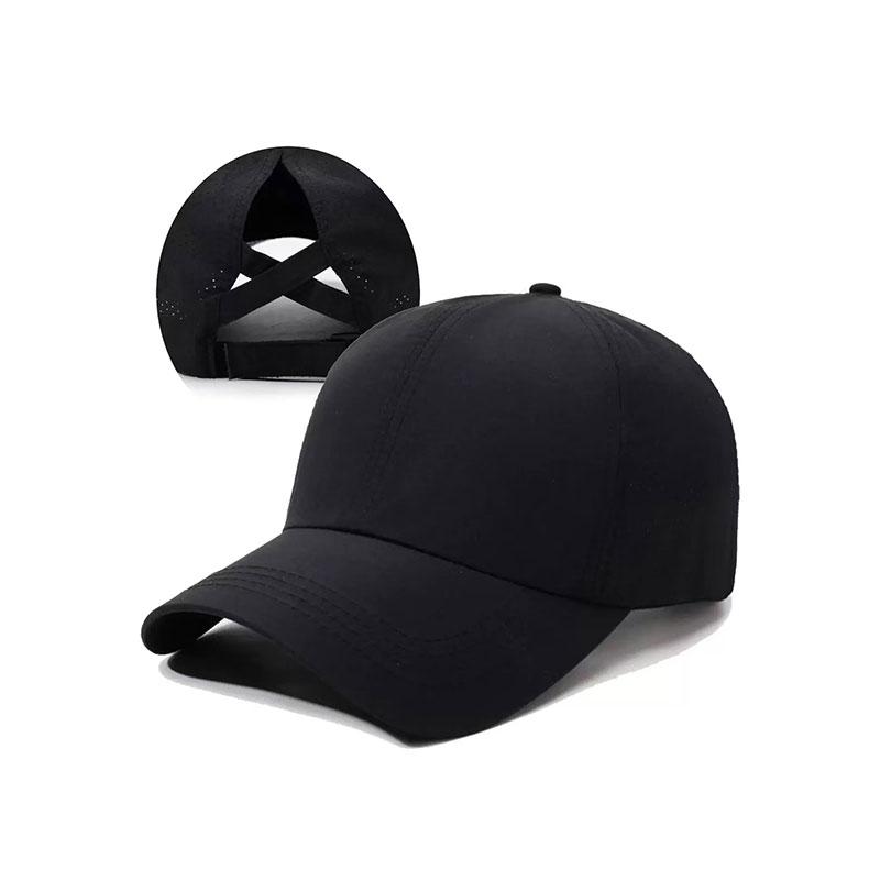 Modische vielseitige Baseballkappe mit Zopfloch für Damen und Herren