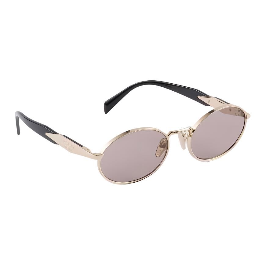 Prada Oval Sunglasses With Engraved Logo Women sunglasses Light-Purple SPR65Z_EZVN_FE20I_C_055