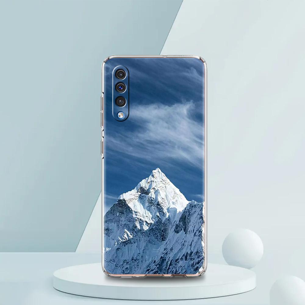 Everest Mountain World First Phone Case For Samsung A16 A14 A12 A22 A32 5G A34 A42 A52 A54 A50 A70 A30 A40 A20E A02S A04S A06