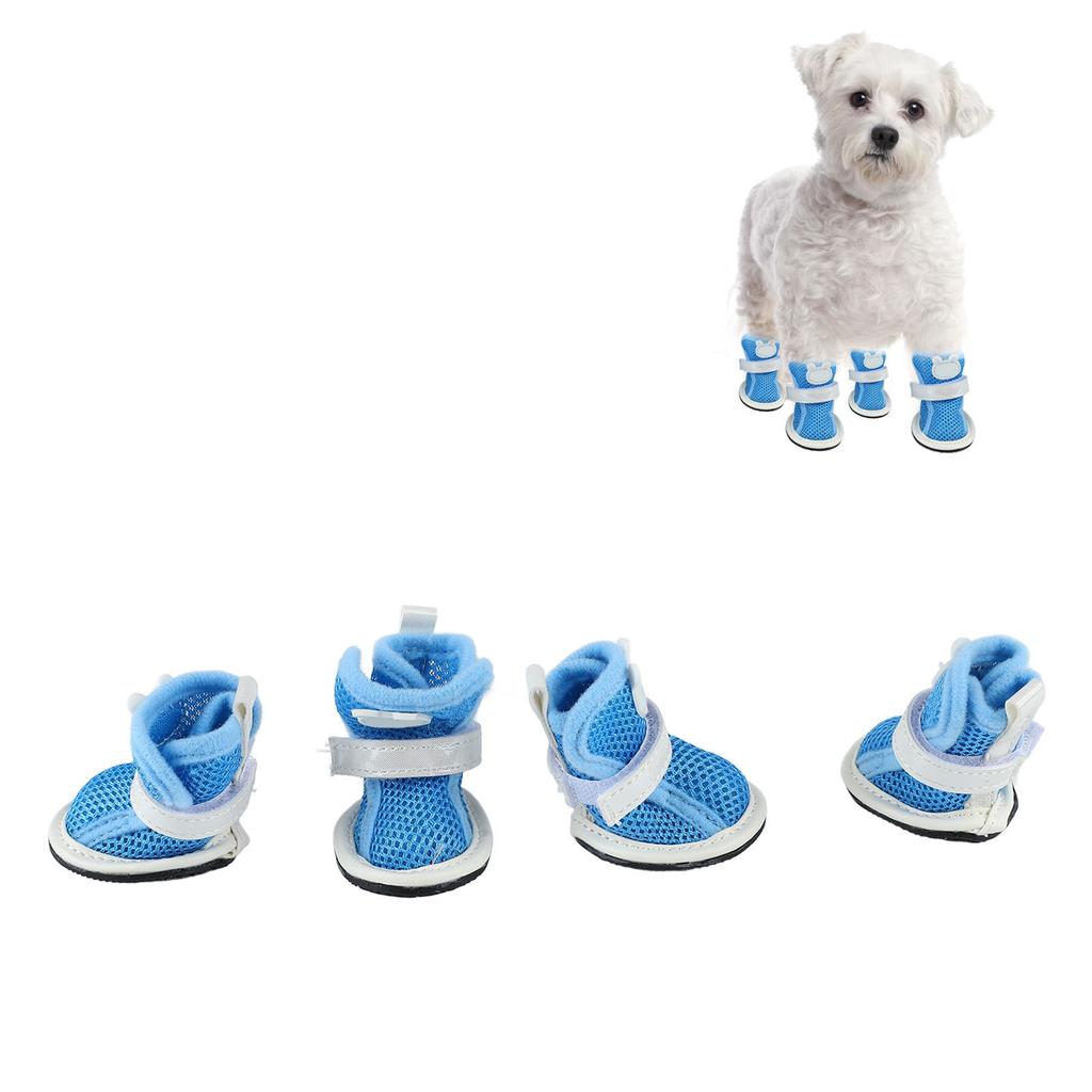 Siatkowe buty dla psa zapobiegające poślizgowi oddychające lekkie modne szczenięce buty dla Bichona Teddy