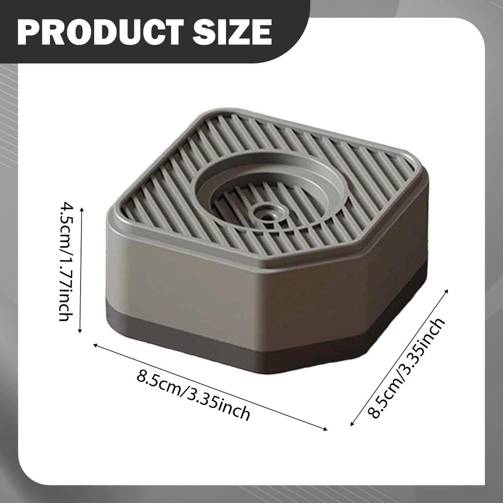 4x Anti Vibration Pads for Washing Machine Non Skid Multipurpose Foot Pads for Dryer