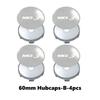 For MG 4pcs 56/60mm Car Wheel Center Hub Caps Emblem Stickers Tire Rim Covers Auto Accessories GT ZR RX5 RX8 3 5 6 7 HS ZS GS bso1