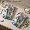 Cute Space Astronaut Print Towel, Soft Absorbent Kids Bath Towel