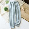 2026 New Autumn/Winter Women's Sleeper Pants, Velvet Solid Color Pants, Single piece Warm Pants, Thickened Closure Home Pants