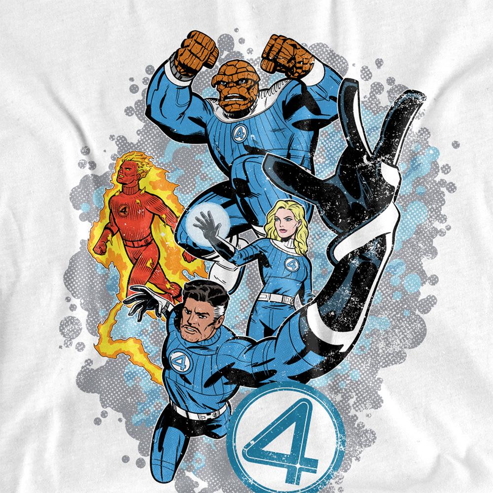 Fantastic Four Womens/Ladies The First Family Together T-Shirt