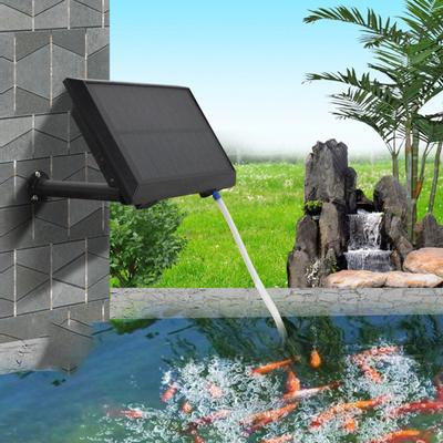 Air Pump Solar Aquarium Outdoor Fishing Oxygen Pump Rechargeable Oxygen Pump For Fishing Fish