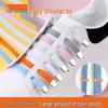 Metal No-Tie Elastic Shoelace Buckle for Kids & Adults Sneakers