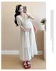 Maternity Summer Dress 2026: Simple, Fashionable Korean Loose Fit Plus Size with Embroidery